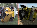 Testing Real School Bus Accidents on BeamNG Drive