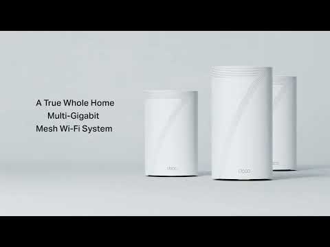 All New WiFi 7 Mesh System -- Deco BE85 – BE22000 Tri-Band Mesh Wi-Fi 7 System
