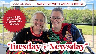 Celebrate Christmas in July with Sarah & Katie for Tuesday Newsday