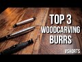 Top 3 Woodcarving Burrs Every Wood Carver Needs #shorts