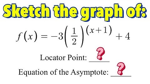 How to Sketch the Graph of Exponential Function with Transformation (Part 2)