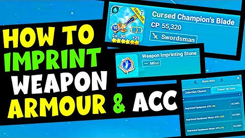 NEW How to Imprint Weapon Armour AND Accessories For MORE POWER = Ni No Kuni CrossWorlds