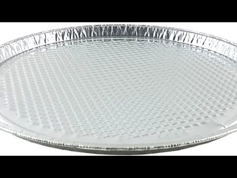 Pactogo 12 Round Aluminum Foil Pizza Pan Disposable Waffle Bottom Baking Sheets Made in USA Pack of 12 Pactogo 12 Round Aluminum Foil Pizza Pan Disposable Waffle Bottom Baking Sheets Made in USA Pack of 12