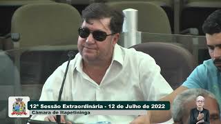 12ª e 13ª Sessão Extraordinária 2022