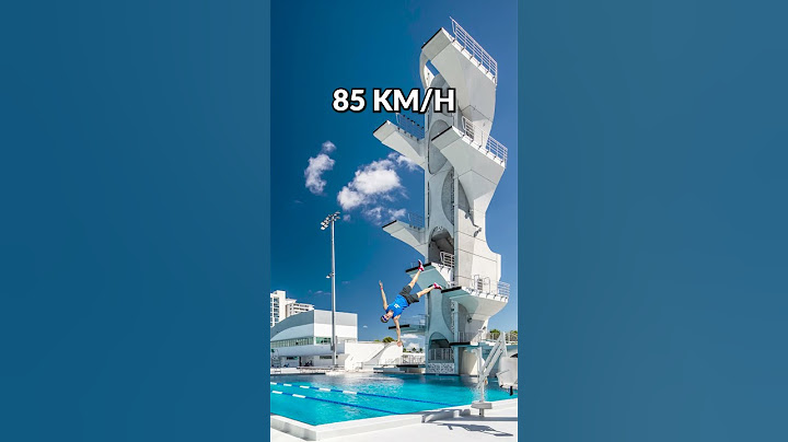 Would You Jump Off The Diving Platform at This Pool?