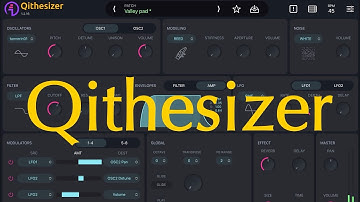 Qithesizer Advance Hybrid Synthesizer AUv3 by Robkoo | Sequenced by Riffer and ZOA midi iOS iPad