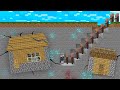 YER ALTINDAKİ KAYIP KÖYE GİTTİM 😱 - Minecraft