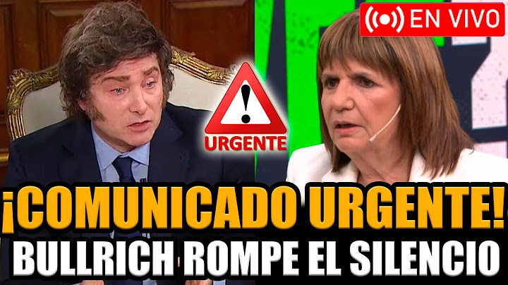 🚨¡URGENTE COMUNICADO DE MILEI! ¡BULLRICH ROMPE EL SILENCIO EN VIVO! | FRAN FIJAP