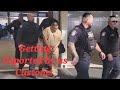 Migrant getting deported out of the USA By u s customs at LAX Tom Bradley international terminal