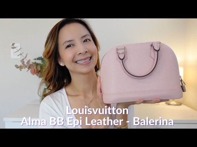 LOUIS VUITTON Louis Vuitton Epi Alma BB Hot Pink M42048 Women's Leather  Handbag