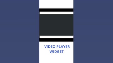FLUTTERFLOW VIDEO PLAYER WIDGET #flutterflow #videotutorial #shorts #videoplayer