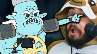 Мульт Journey to the Bottom of the Crash Pit Regular Show Reaction