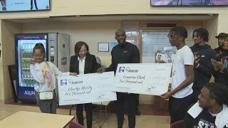 Isaac Bruce Scholarship Day at Cardinal Ritter College Prep by KSDK News 43 views 2 days ago 36 seconds