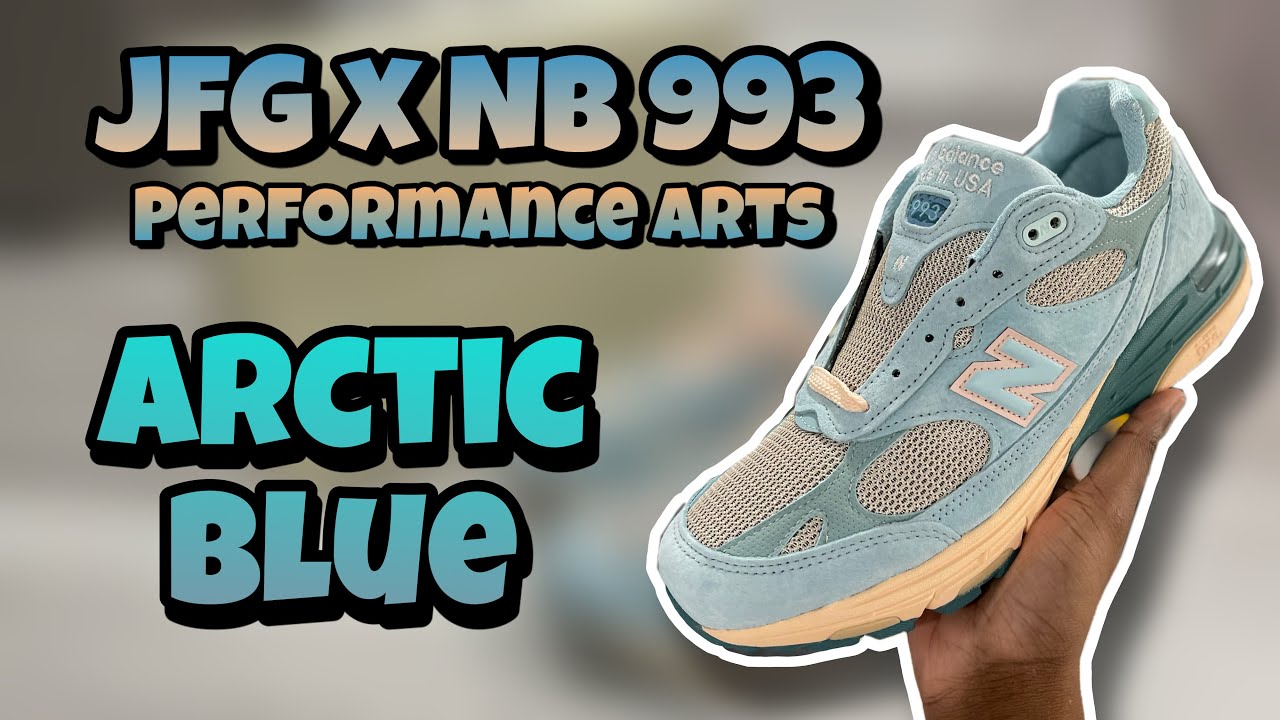 JoeFreshGoods x New Balance 993: Performance Arts “Arctic Blue