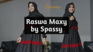 Raswa Maxy Model Baju Gamis Spassy Hijab Fashion