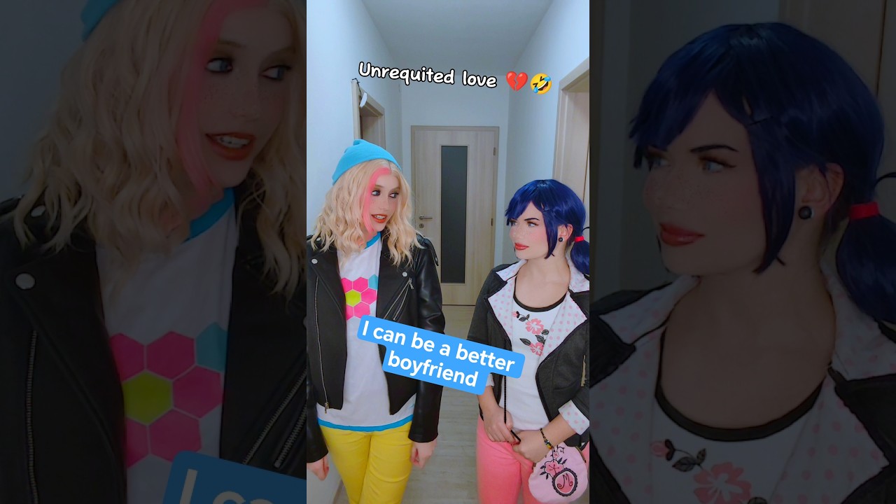 I can be a better boyfriend | Zoé & Marinette @nikkihatsunecosplay #miraculous #cosplay #shorts