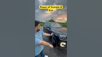Mahindra Scorpio N Z8 select key magic #shorts #youtubeshorts #car #cars #scorpio #automobile #key