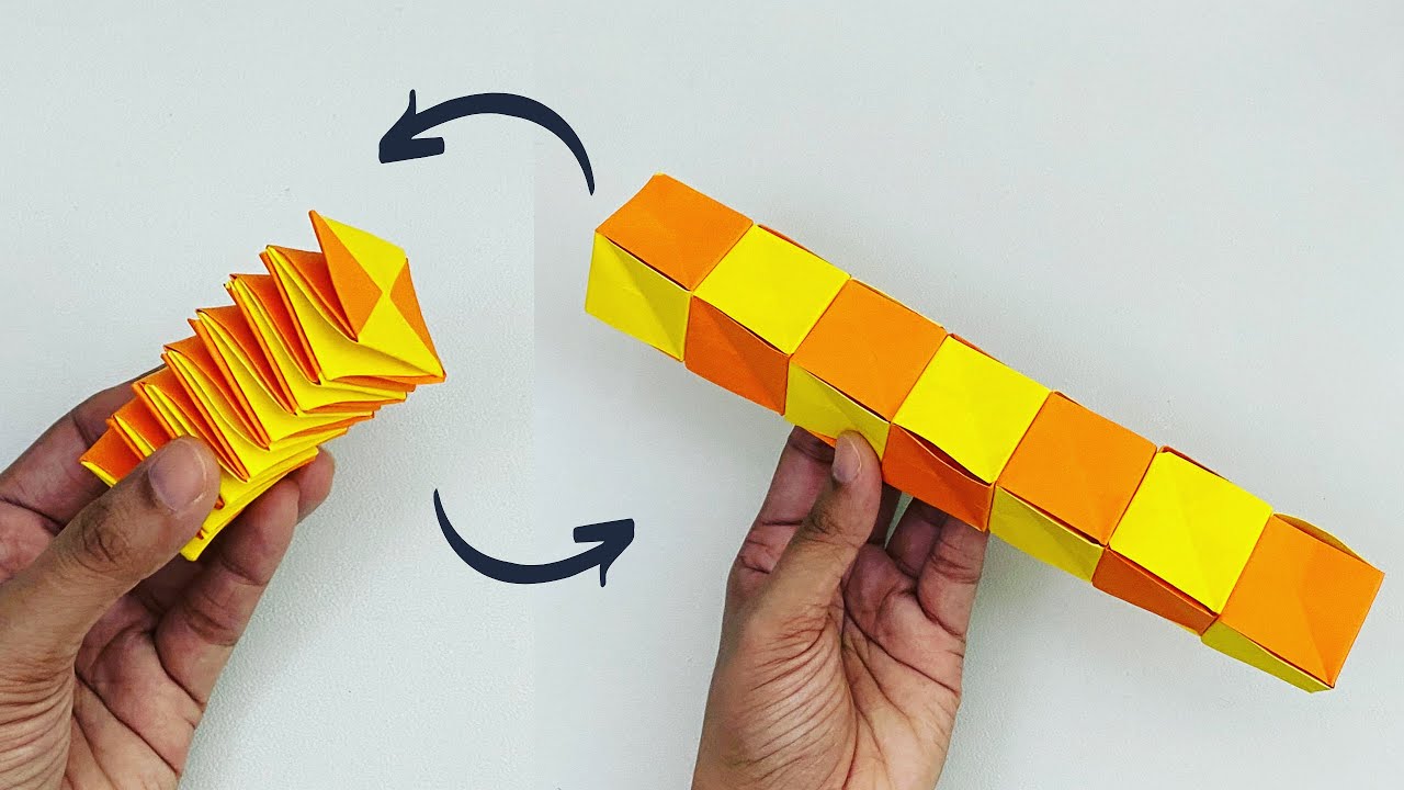 HOW TO MAKE A MAGIC PAPER ART CUBE