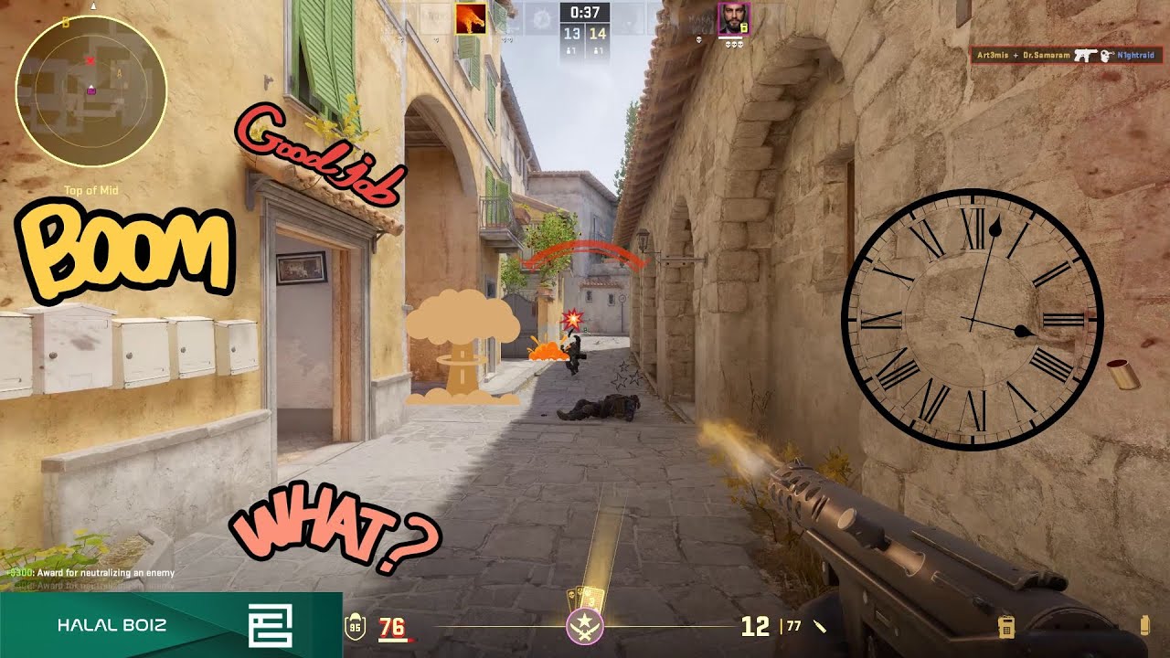 Counter strike 2 - intense overtime - YouTube