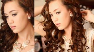 Boho Inspired Tight Curls Hair Tutorial