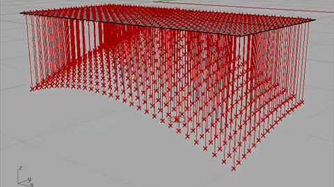 Responsive Ceiling 01. Grasshopper.