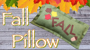 DIY Fall Decorative Pillow | The Sewing Room Channel