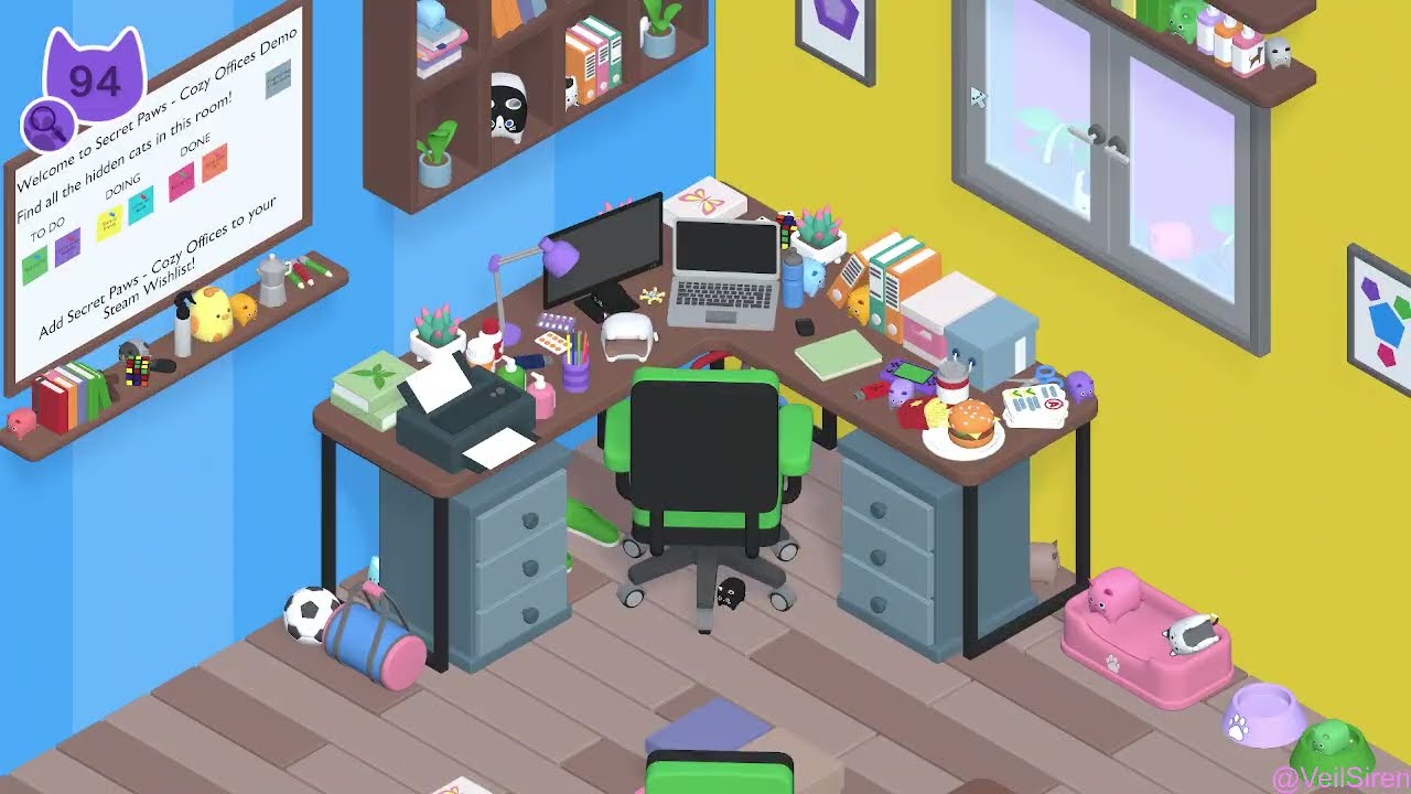 Secret Paws: Cozy Offices || DEMO || No Commentary