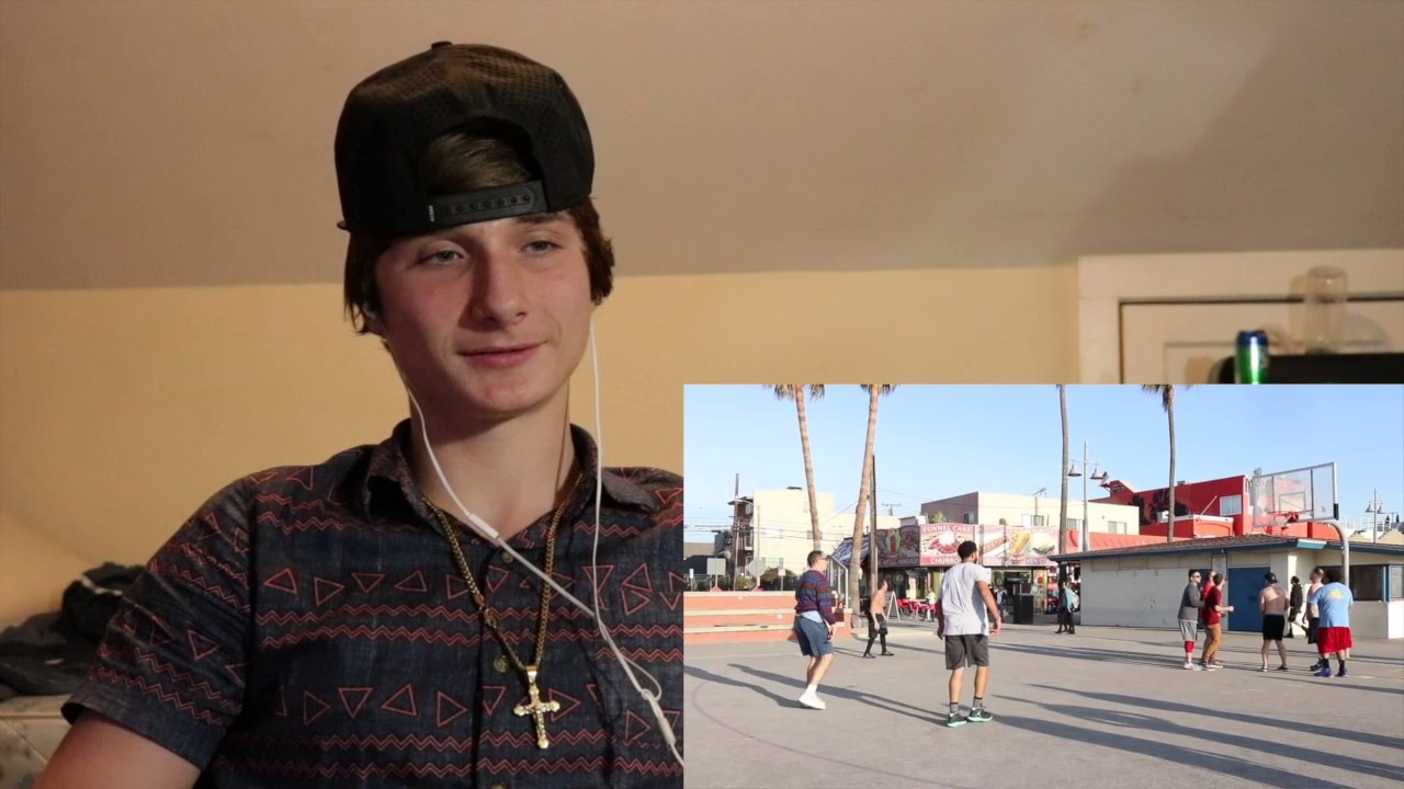 NERD PLAYS BASKETBALL AT VENICE BEACH!!
