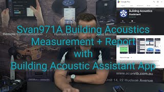 Svan971A Building Acoustic Assistant App, Measurement and Report Example screenshot 3