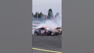 Supra is chasing Z #driftcar #supramk5 #nissan370z #sideways #shorts #formuladrift #autosport #jdm