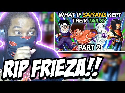 What if SAIYANS Kept Their TAILS? (Part 2)! REACTION (Salad Saiyan)