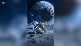 Buzi Ve Uzaylı Arkadaşı Ayda Meteor Yağmuruna Yakalandı