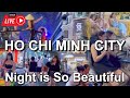 Vietnam nightlife 2024  night walk to explore saigon ho chi minh city