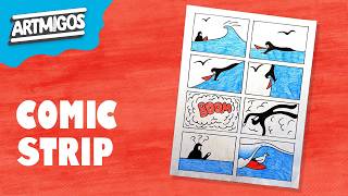 How to Draw a Comic Strip for Kids | Easy Step-by-Step Art Lesson