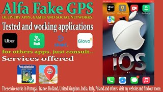 ALFA FAKE GPS FOR UBER - IOS, IPHONE 7, 8 , X..