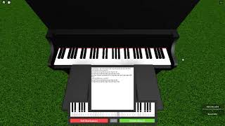 Roblox rick roll piano tutorial + sheets