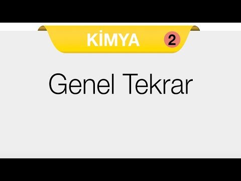 Kimyasal Türler Arası Etkileşimler - Genel Tekrar