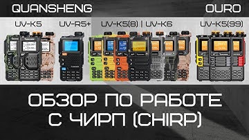 Обзор по работе с ЧИРП (CHIRP)  с Quansheng UV-K5