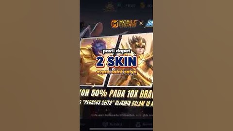 Pasti dapet 2 skin event saint seiya #mobilelegends #mlbbcreator #mlbballstar