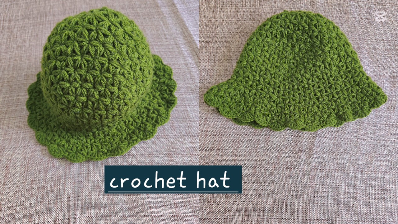 Easy Crochet hat 👒/crochet bucket hat tutorial