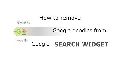 How to remove Google doodles from google search widget ?