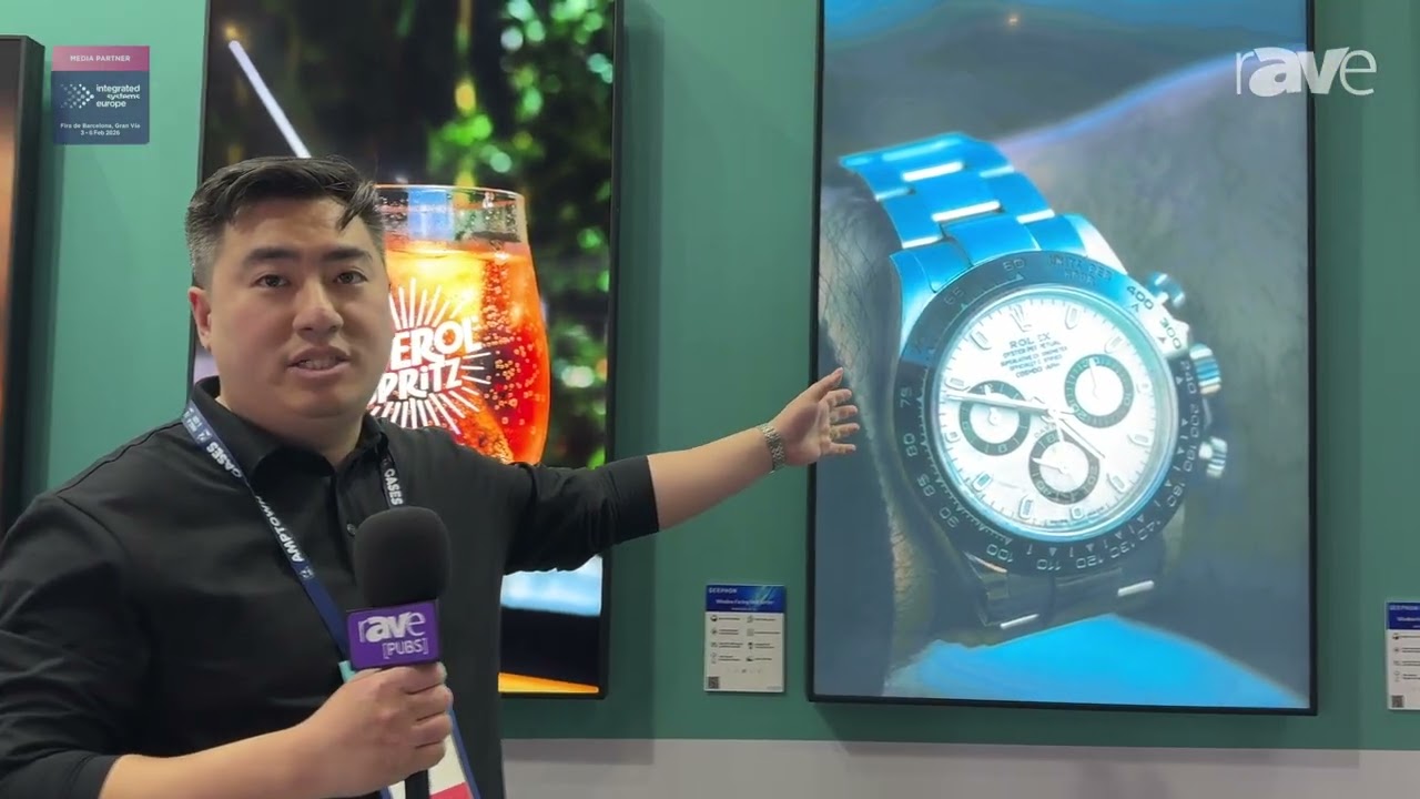 ISE 2026: Geephon Shows Off Window Facing Displays