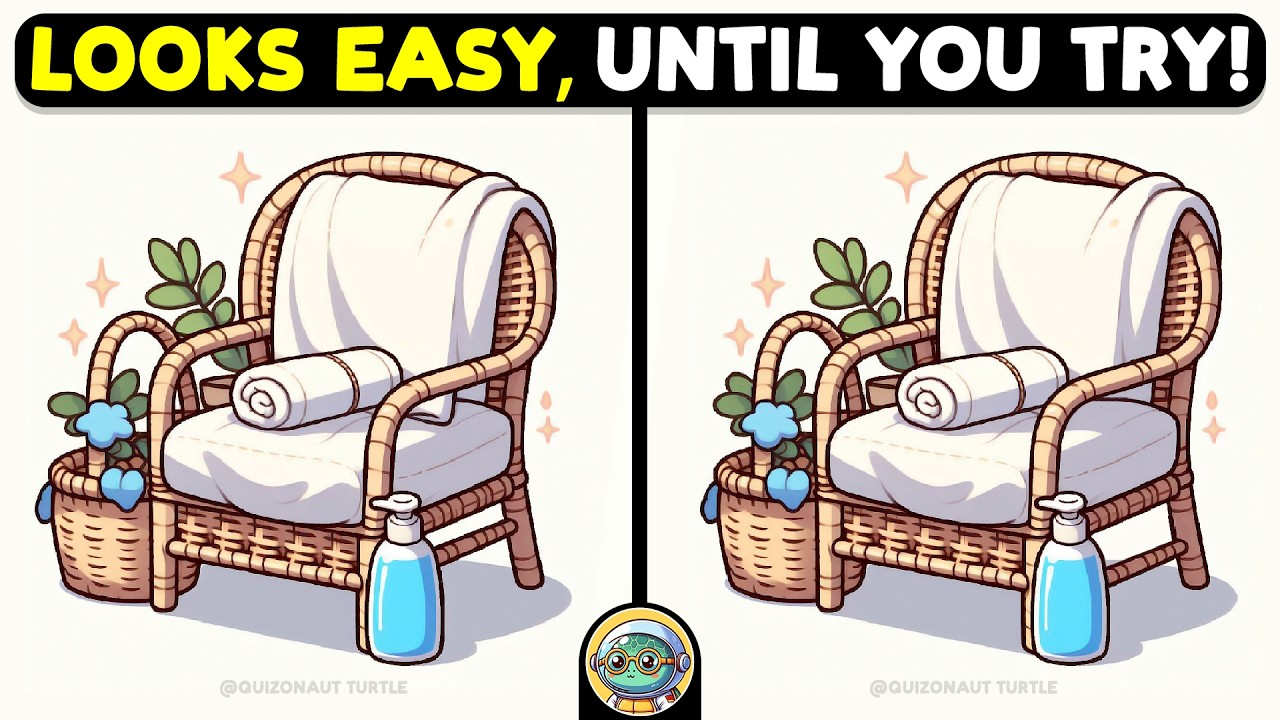 🐢🧩 Find 3 Differences | Your Daily Brain Workout 🧩🐢 | Quizonaut Turtle