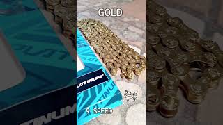 GOLD RANTAI CHAIN MTB PLATINUM 9 SPEED HG73 116L GOLD #partsepeda #alatsepeda