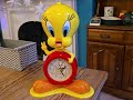 Tweety Pie Bird Alarm Clock Looney Tunes 1980s Tweety Pie Bird Alarm Clock Looney Tunes 1980s