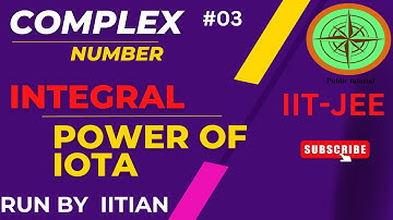 integral power of iota || complex number || iit jee