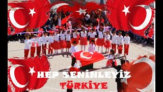 Hep Seninleyiz Türkiye !!! 1. Sınıf - Van Muradiye Fatih Sultan Mehmet İlkokulu Resimi