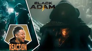 BLACK ADAM First Look Trailer (2022) REACTION!