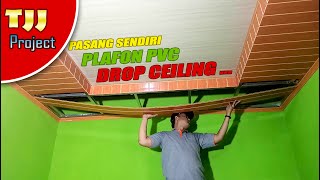 Pasang sendiri pun bisa, PLAFON PVC DROP CEILING | Model BASIC