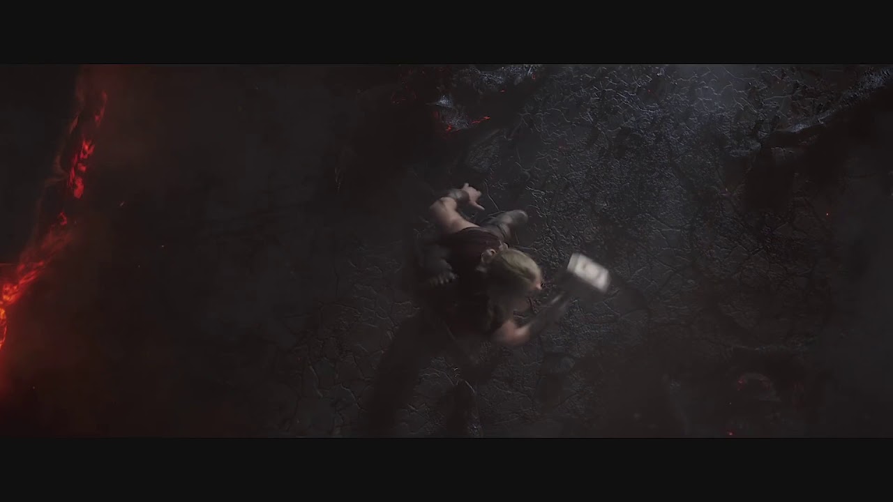 Thor puts majonir on fire dragon -THOR RAGNOROK MOVIE scene - YouTube